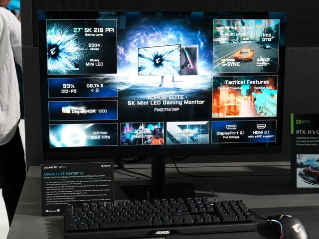 GIGABYTE Computex 2026 電競顯示器新品