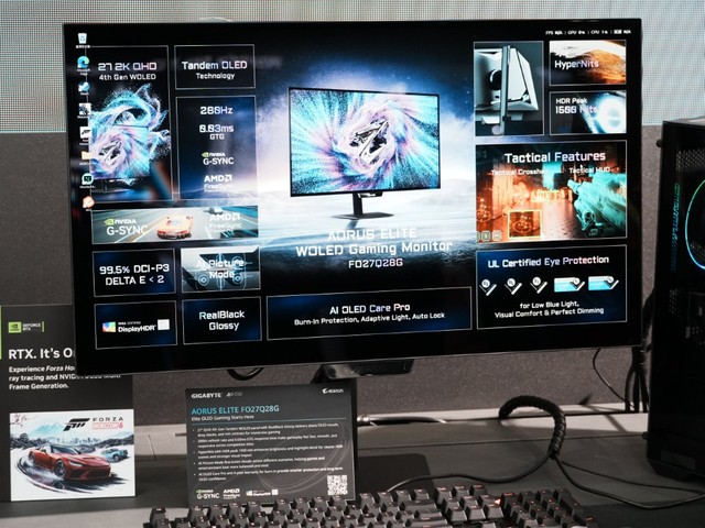 GIGABYTE Computex 2026 電競顯示器新品