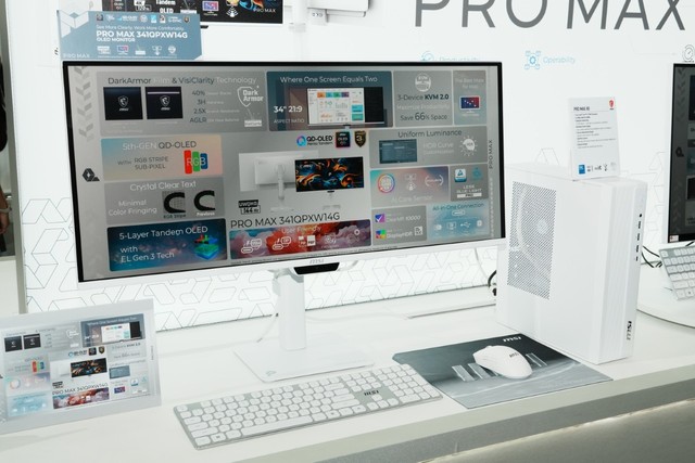 MSI Computex 2026 顯示器新品列陣