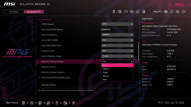 MSI MPG B850M EDGE TI MAX WIFI 主