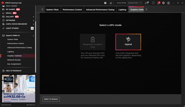 HP HyperX OMEN 15-ga0053TX