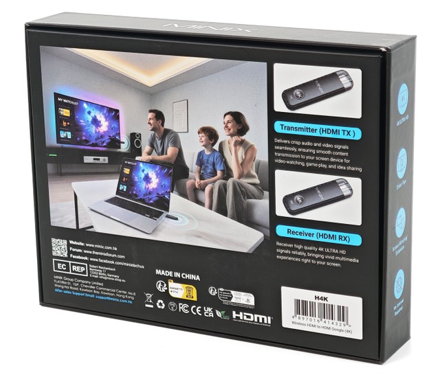 MINIX H4K HDMI to HDMI 4K Wirele