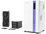4-Bay 設計、可安裝顯示卡 MOREFINE MNAS-X1 AI Workstation PC
