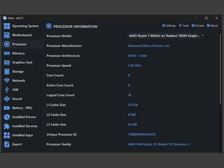 開源 Glow 系統軟硬體分析工具 僅 1.8MB 免安裝   超過 500 項進階資訊
