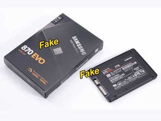 三星 870 EVO SSD 2TB 有假貨 極致迫真   寫入 120GB 立即報廢崩潰