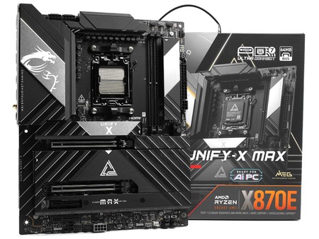MSI 的 AM5 OC 板皇 !! MSI MEG X870E UNIFY-X MAX 主機板