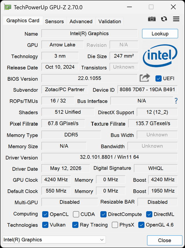ZOTAC MAGNUS ONE ULTRA 5080