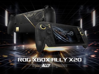 【20 週年版!!】黑金半透明設計配搭 AR 眼鏡 ROG XBOX Ally X20 限量套裝 9 月下旬開放預購