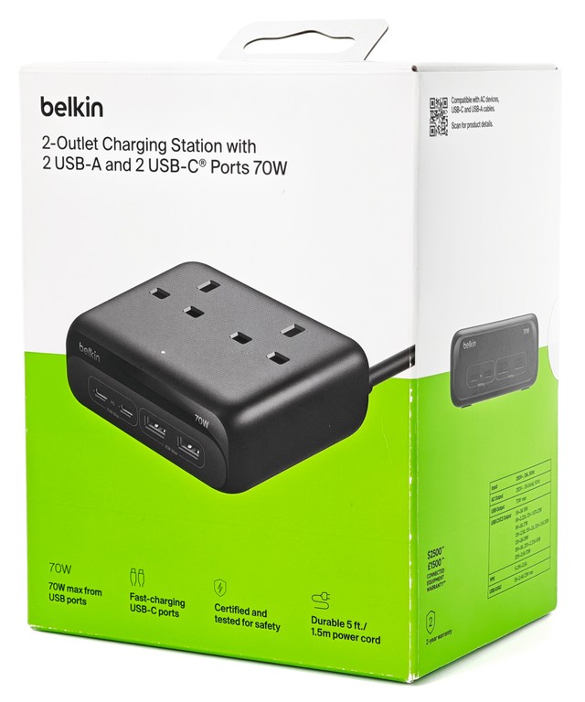 Belkin 6合1 GaN 多功能充電座 70W