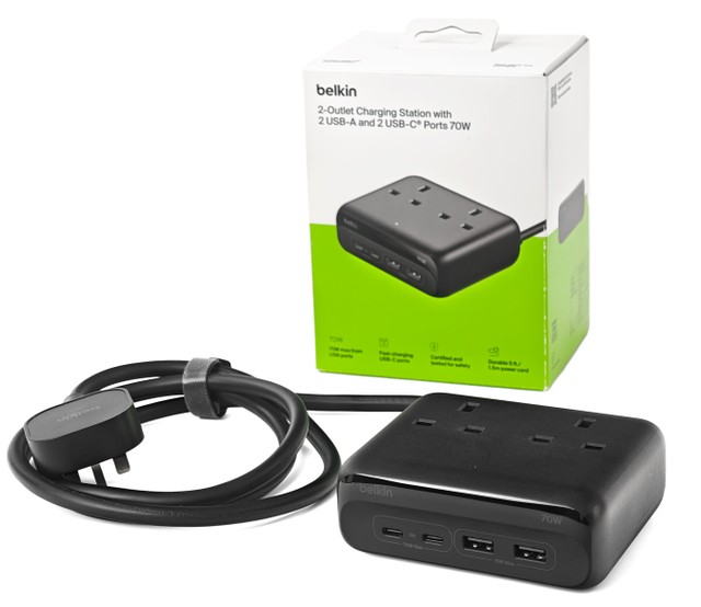 Belkin 6合1 GaN 多功能充電座 70W