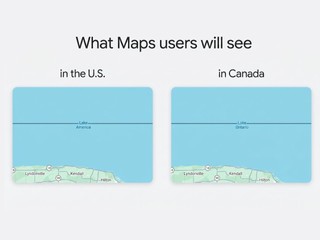 Google Map 因應特朗普行政命令 美加邊境「安大略湖」更名為「美國湖」