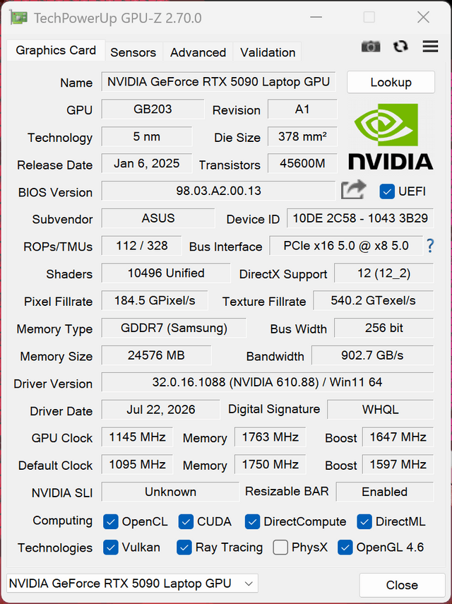 ASUS ROG Strix SCAR 18 (2026) G8