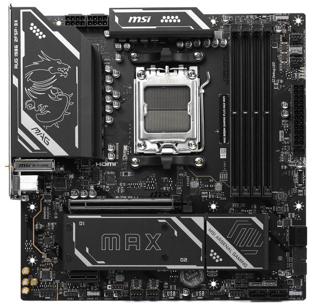 MSI MAG B850M GAMING PLUS MAX