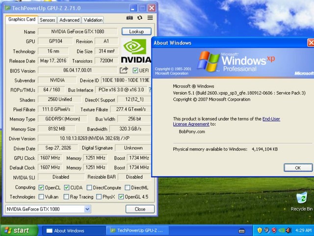 Developer builds custom ForceWare 382.69 driver for NVIDIA GTX 9 and 10